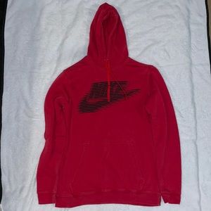 Large Vintage Red Nike Sweatshirt